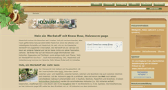 Desktop Screenshot of holzwurm-page.de