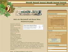 Tablet Screenshot of holzwurm-page.de